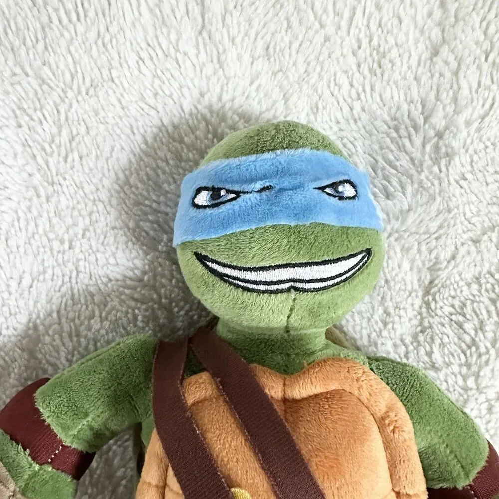 TMNT Ninja Turtles Leonardo 13” Plush Doll Figure Mall Of America Nickelodeon
